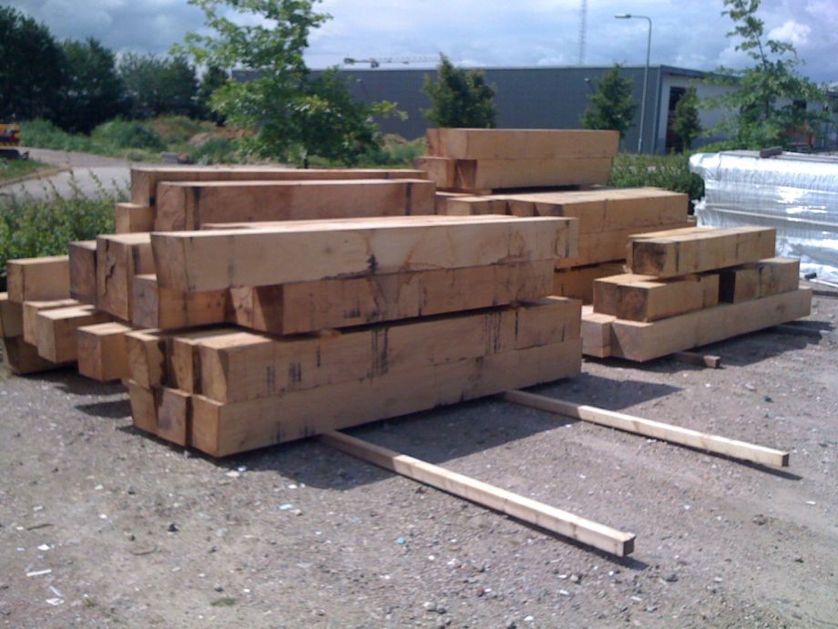 eiken balken op maat